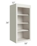 Tuscan Cloud 18x36 Wall Open Shelf Cabinet