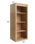 Tuscan Timber 18x42 Wall Open Shelf Cabinet