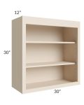 Midtown Cream Shaker 30x30 Wall Open Shelf Cabinet