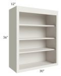 Tuscan Cloud 30x36 Wall Open Shelf Cabinet