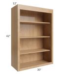Tuscan Timber 30x42 Wall Open Shelf Cabinet