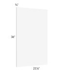Milan White Matte Wainscot 36x21 Wall Panel