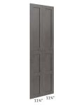 Midtown Dark Grey Shaker Wainscot 84" Tall Panels