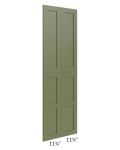 Midtown Hunter Green Shaker Wainscot 84" Tall Panels