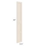 Midtown Cream Shaker Wainscot 84" Tall Panels (12" depth)
