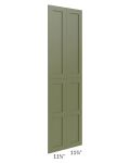 Midtown Hunter Green Shaker Wainscot 90" Tall Panels