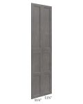 Salem Dark Grey Wainscot 96" Tall Panels