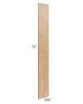 Vienna Timber Wainscot 96" Tall Panels (12" depth)