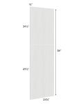 Milan Cream Wainscot 84 Tall Panel (for 24" deep cabinets)