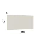 Milan Beige Matte Wainscot 12" Wall Panel (for 24" deep cabinets)