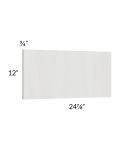 Milan Cream Wainscot 12" Wall Panel (for 24" deep cabinets)