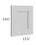 Tuscan Painted Grey Wainscot 15" Wall Panel