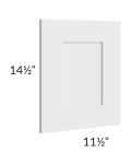 Midtown Cloud Shaker Wainscot 15" Wall Panel