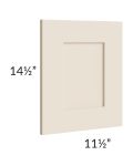 Midtown Cream Shaker Wainscot 15" Wall Panel