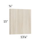 Milan Natural Wainscot 15" Wall Panel (for 13" deep cabinets)