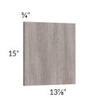 Milan Hazel Wainscot 15" Wall Panel (for 13" deep cabinets)