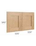 Midtown Timber Shaker 15x24 Wainscot Panel