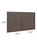 Vienna Kona Brown 15x24 Wainscot Panel
