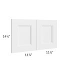 Union White 15x24 Wainscot Panel