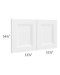 Salem White 15x24 Wainscot Panel