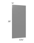 Milan Grey Gloss Wainscot 30" Wall Panel