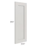 Midtown Light Grey Shaker Wainscot 36" Wall Panel