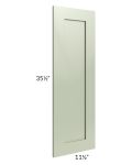 Midtown Pistachio Green Shaker Wainscot 36" Wall Panel