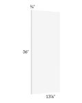 Milan White Matte Wainscot 36" Wall Panel
