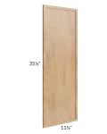 Vienna Timber Wainscot 36" Wall Panel