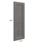 Salem Dark Grey Wainscot 36" Wall Panel