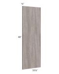Milan Hazel Wainscot 48" Wall Panel (for 15" deep cabinets)