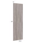 Milan Hazel Wainscot 54" Wall Panel (for 15" deep cabinets)