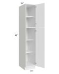 Venetian White Gloss 15x84 Wall Pantry Cabinet