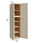 Stratton Khaki Shaker 18x84 Pantry Cabinet 