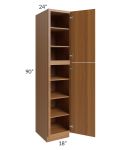Portland Walnut 18x90 Wall Pantry - Out of stock through mid May