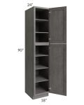 Providence Slate Grey 18x90 Wall Pantry
