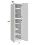 Providence White 18x90 Wall Pantry