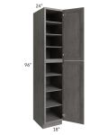 Providence Slate Grey 18x96 Wall Pantry