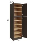 Southport Espresso Shaker 24x84 Wall Pantry