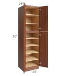 Phoenix Caramel Glaze 24x90 Wall Pantry