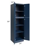 Portland Navy Blue 24x84 Wall Pantry