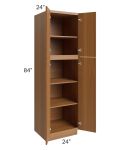 Portland Walnut 24x84 Wall Pantry
