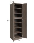 Providence Natural Grey 24x90 Wall Pantry 
