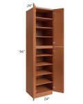 Lexington Cinnamon Glaze 24x96 Wall Pantry