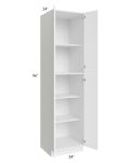 Venetian White Gloss 24x96 Wall Pantry Cabinet