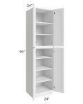 Dakota White 24x96 Wall Pantry