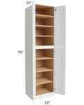 Vail White Shaker 24x96 Wall Pantry