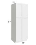 Charlotte White 30x84 Wall Pantry