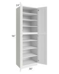 Providence White 30x96 Wall Pantry 