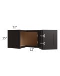 Midtown Java Shaker 24x15 Square Corner Wall Cabinet
